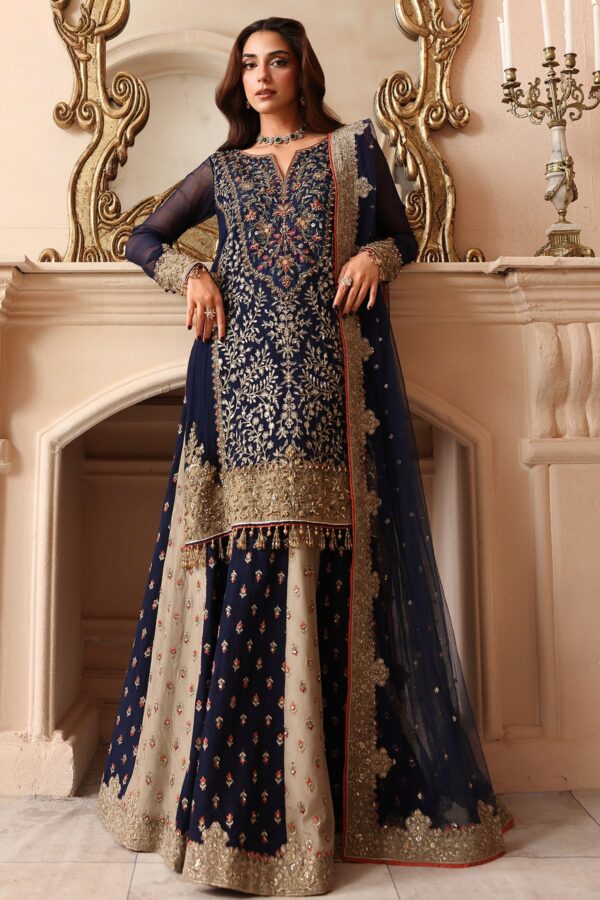 Charizma 3-PC Unstitched Embroidered Luxury Chiffon DJW6-02
