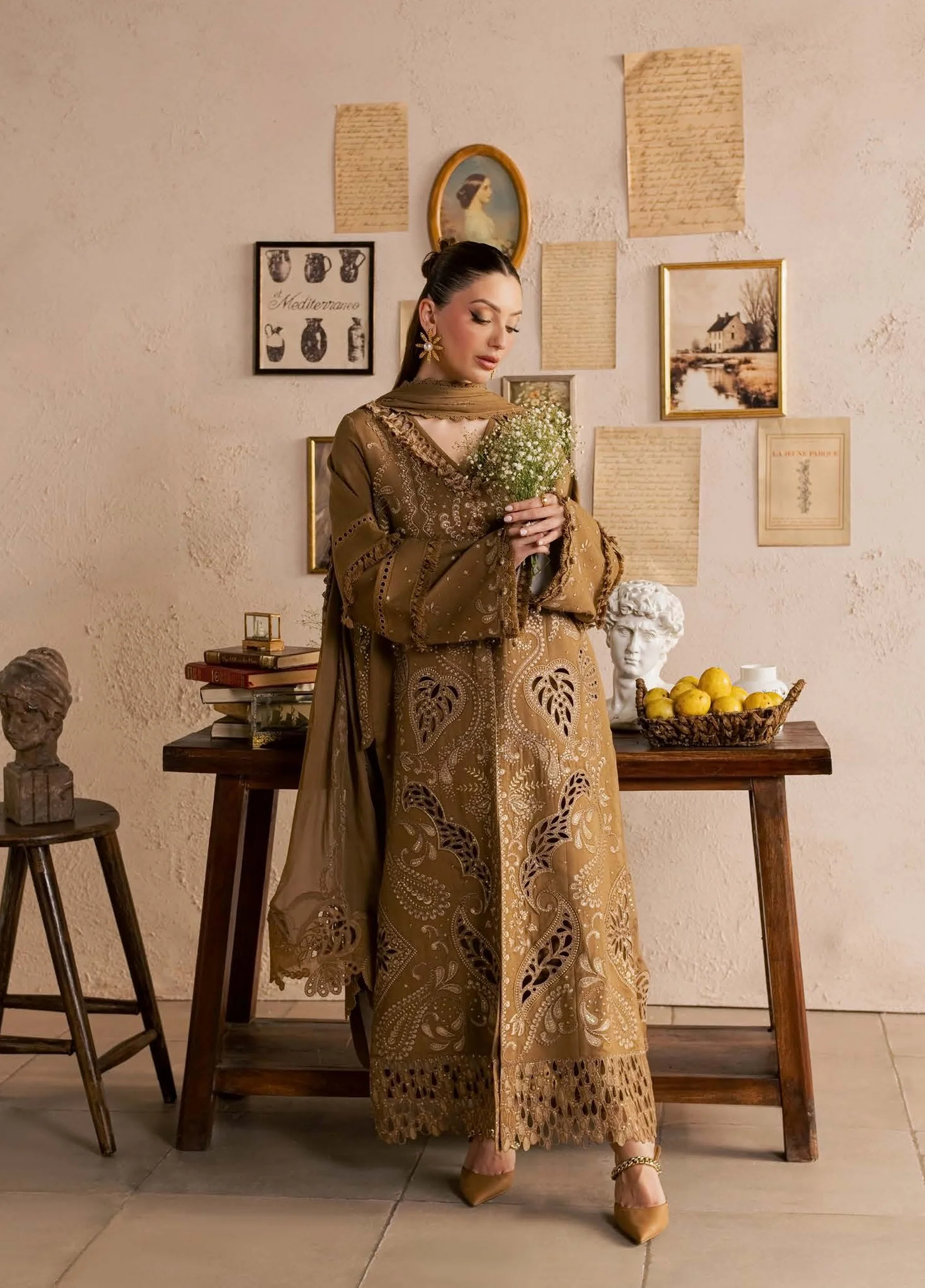 Nureh Embroidered Karandi Festive Collection NU26UKE NE-270 - Image 2