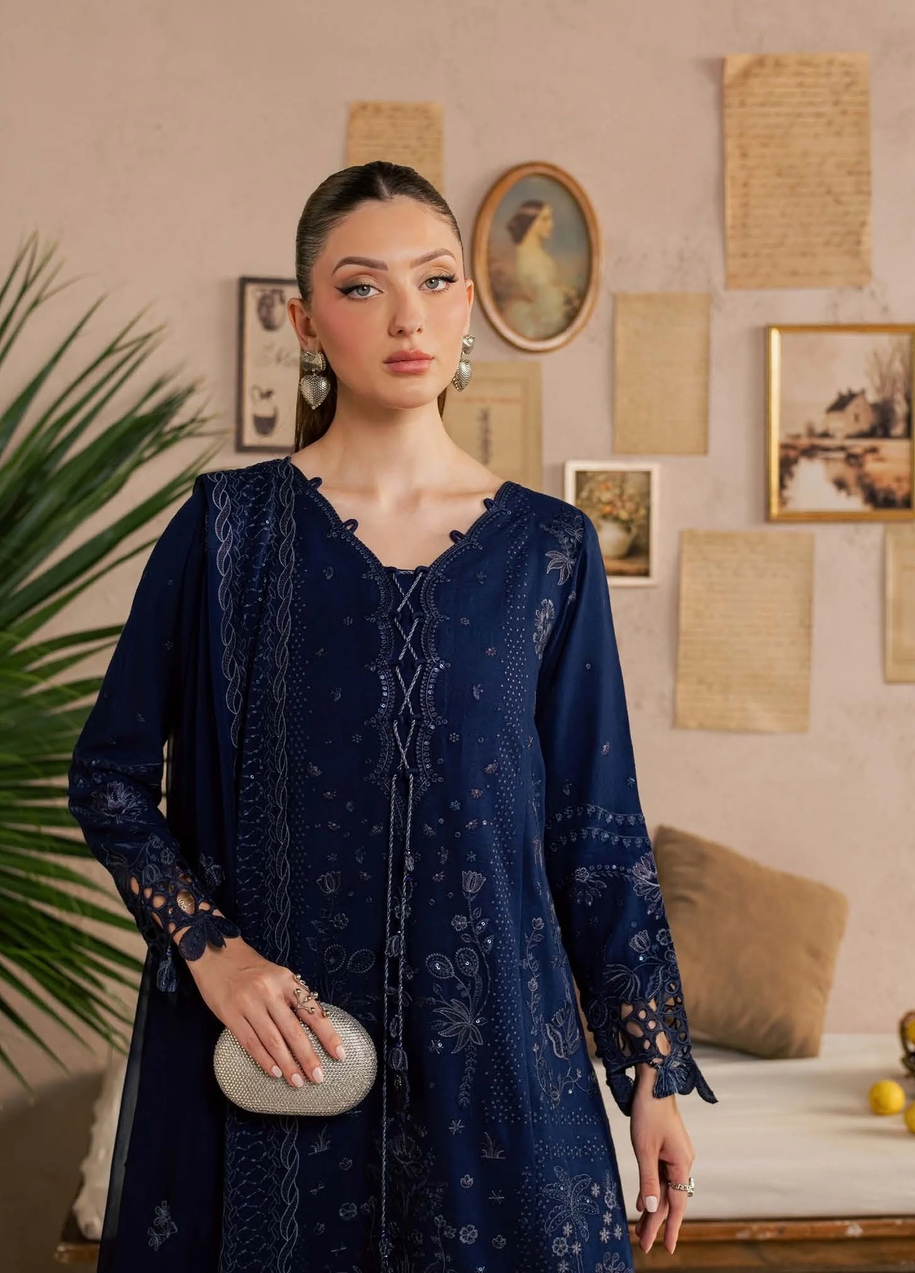 Nureh Embroidered Karandi Festive Collection NU26UKE NE-272 - Image 3