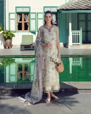 Jade Tropical Prints LUMEA EMB CAMBRIC – NOIRA