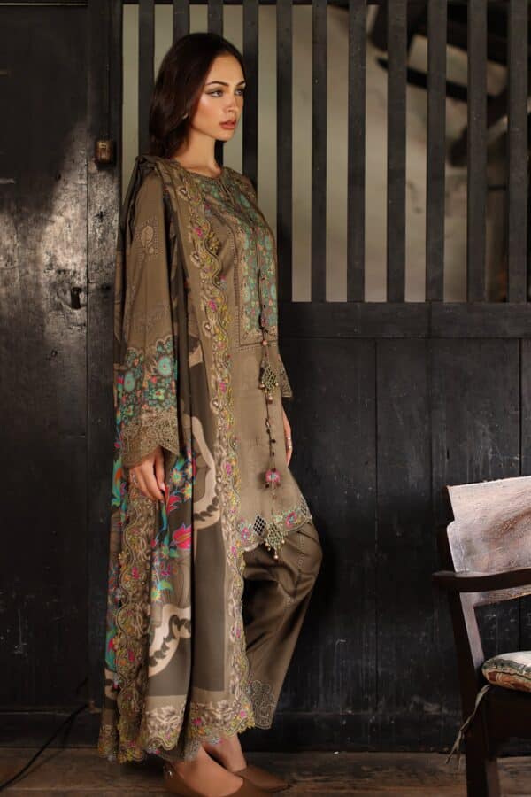 Aniq V1 Linen 2026 Charizma | Embroidered Linen Collection ANW7-05 - Image 2