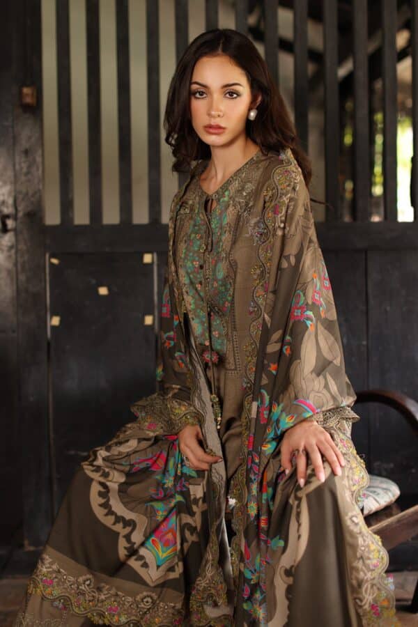 Aniq V1 Linen 2026 Charizma | Embroidered Linen Collection ANW7-05 - Image 4