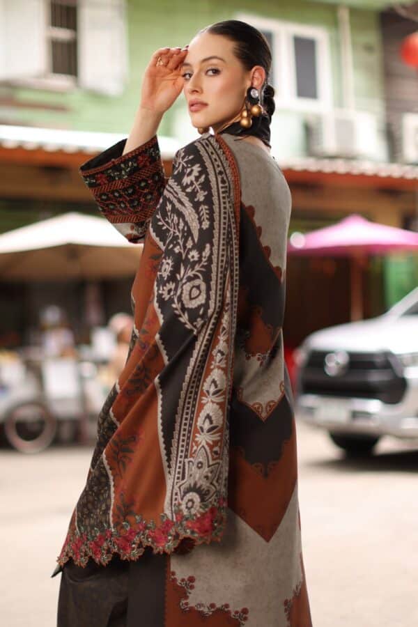 Aniq V1 Linen 2026 Charizma |Embroidered Linen Collection ANW7-07 - Image 4