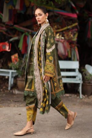 Alternative view of Aniq V1 Linen 2026 Charizma | Embroidered Linen Collection ANW7-08