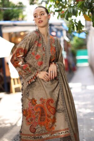 Alternative view of Aniq V1 Linen 2026 Charizma | Embroidered Linen ANCollection W7-04