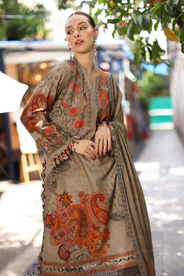 Aniq V1 Linen 2026 Charizma | Embroidered Linen ANCollection W7-04 - Image 2