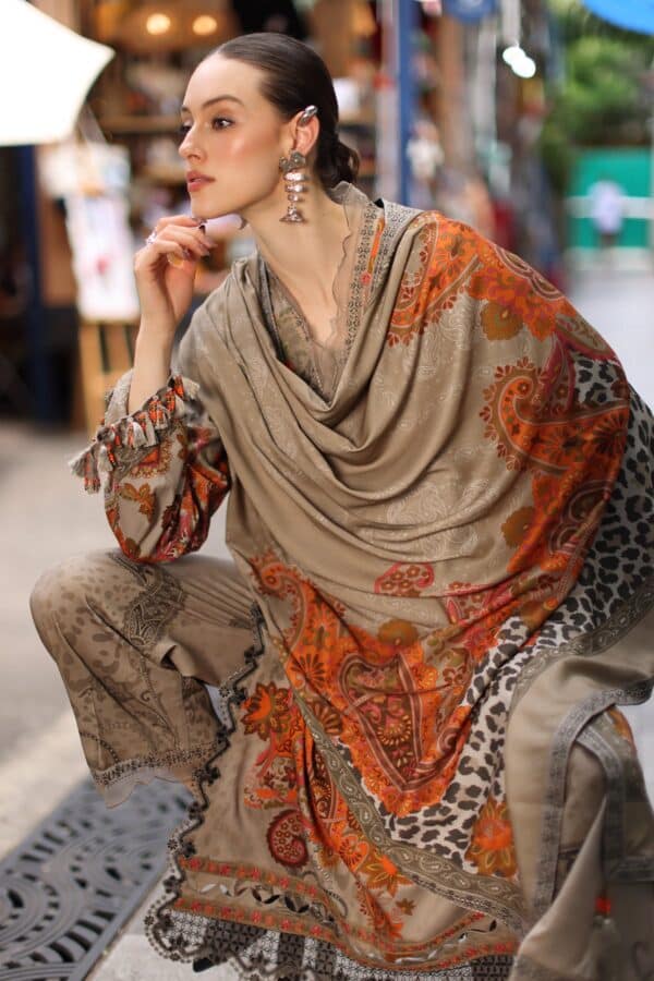 Aniq V1 Linen 2026 Charizma | Embroidered Linen ANCollection W7-04 - Image 4
