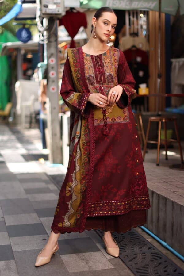Aniq V1 Linen 2026 Charizma | Embroidered Linen Collection ANW7-03