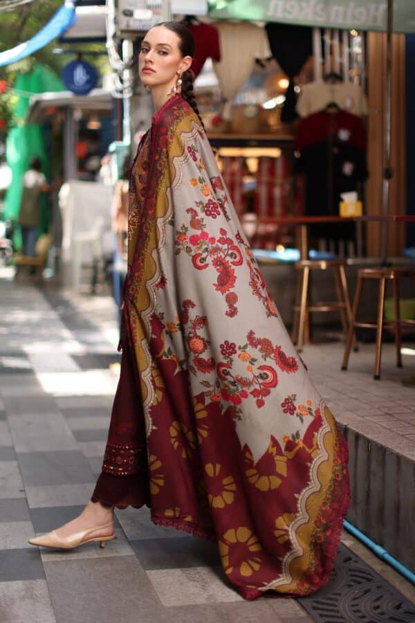 Aniq V1 Linen 2026 Charizma | Embroidered Linen Collection ANW7-03 - Image 2