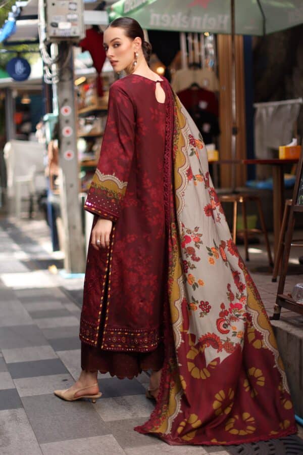 Aniq V1 Linen 2026 Charizma | Embroidered Linen Collection ANW7-03 - Image 3