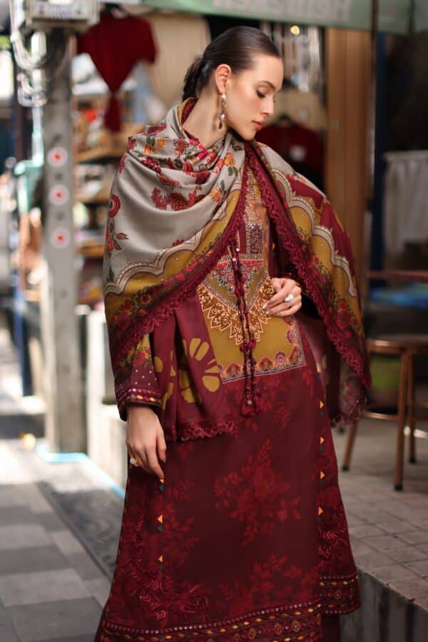 Aniq V1 Linen 2026 Charizma | Embroidered Linen Collection ANW7-03 - Image 4