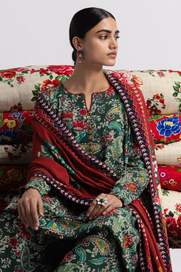 Coco Prints Winter by Zara Shahjahan Sofia - 6B - Image 4