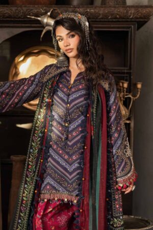 Alternative view of M Prints by Maria B Unstitched Printed Cambric 3 Piece Suit -7B