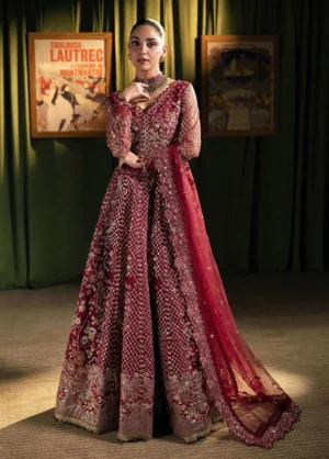 Seranade by Elaf Unstitched Embroidered Organza 2 Piece Suit Amour - 07