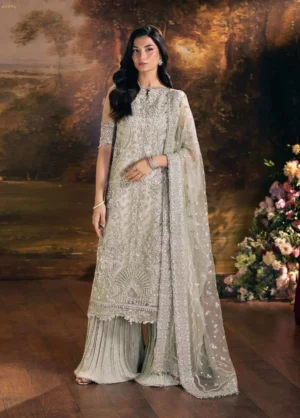 Seranade by Elaf Unstitched Embroidered Organza 3 Piece Suit Elysia -08