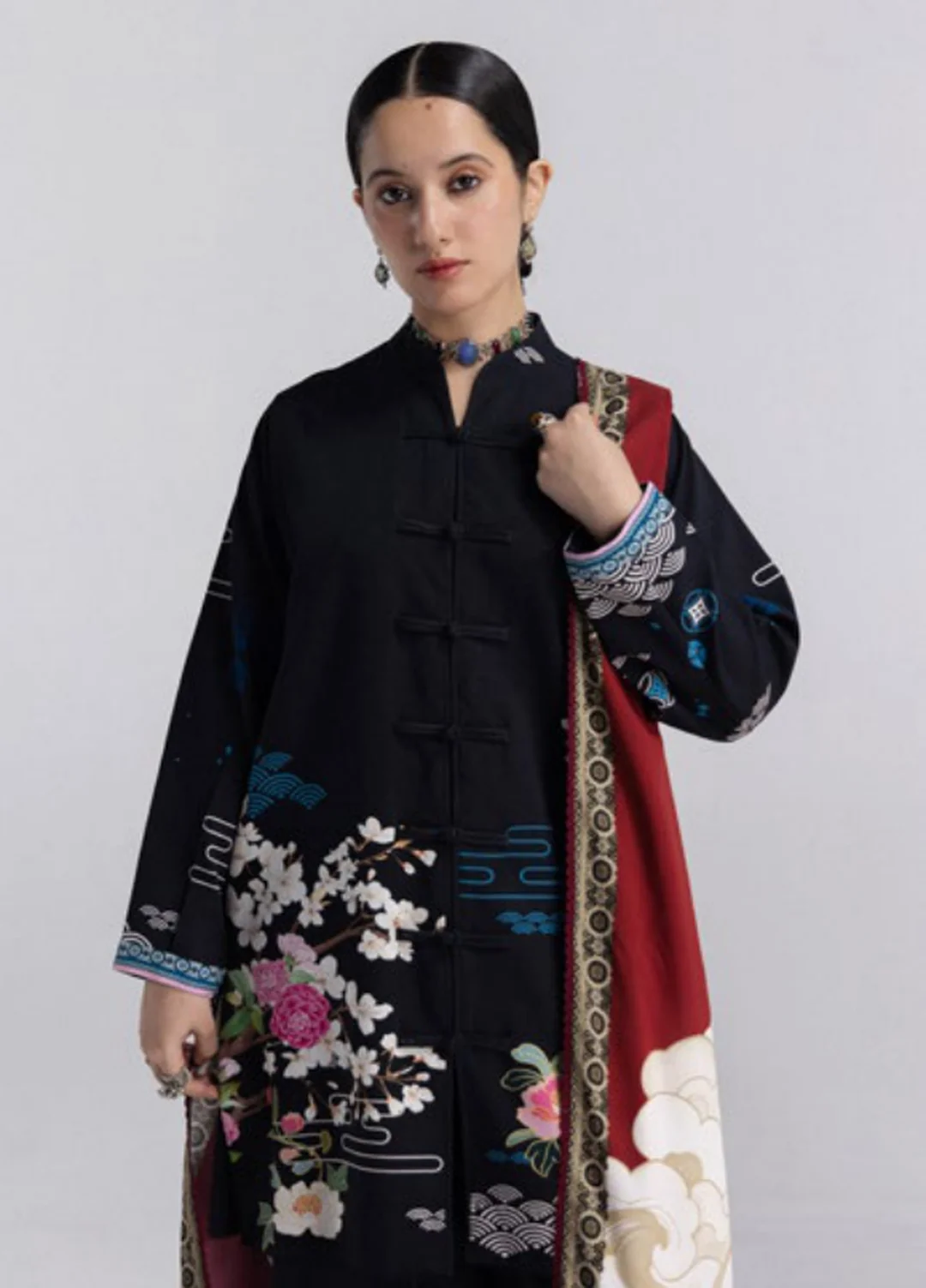 Coco Prints Winter by Zara Shahjahan Hana - 2A - Image 4