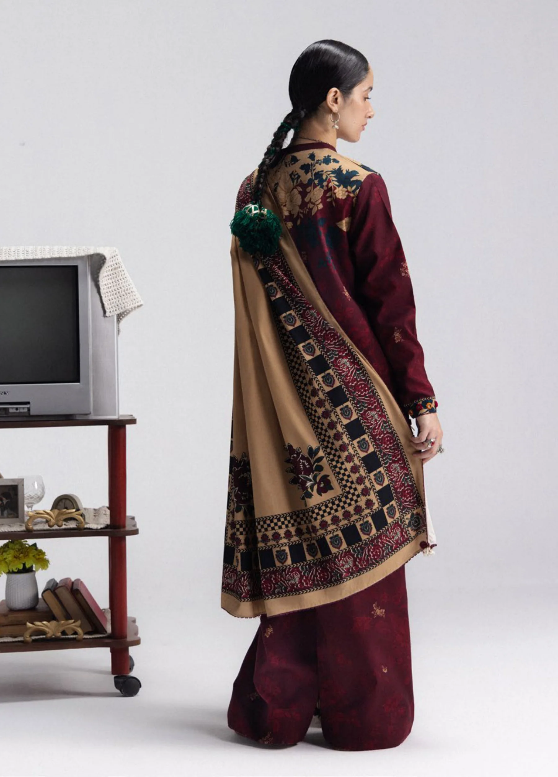 Coco Prints Winter by Zara Shahjahan Iris - 8A - Image 3