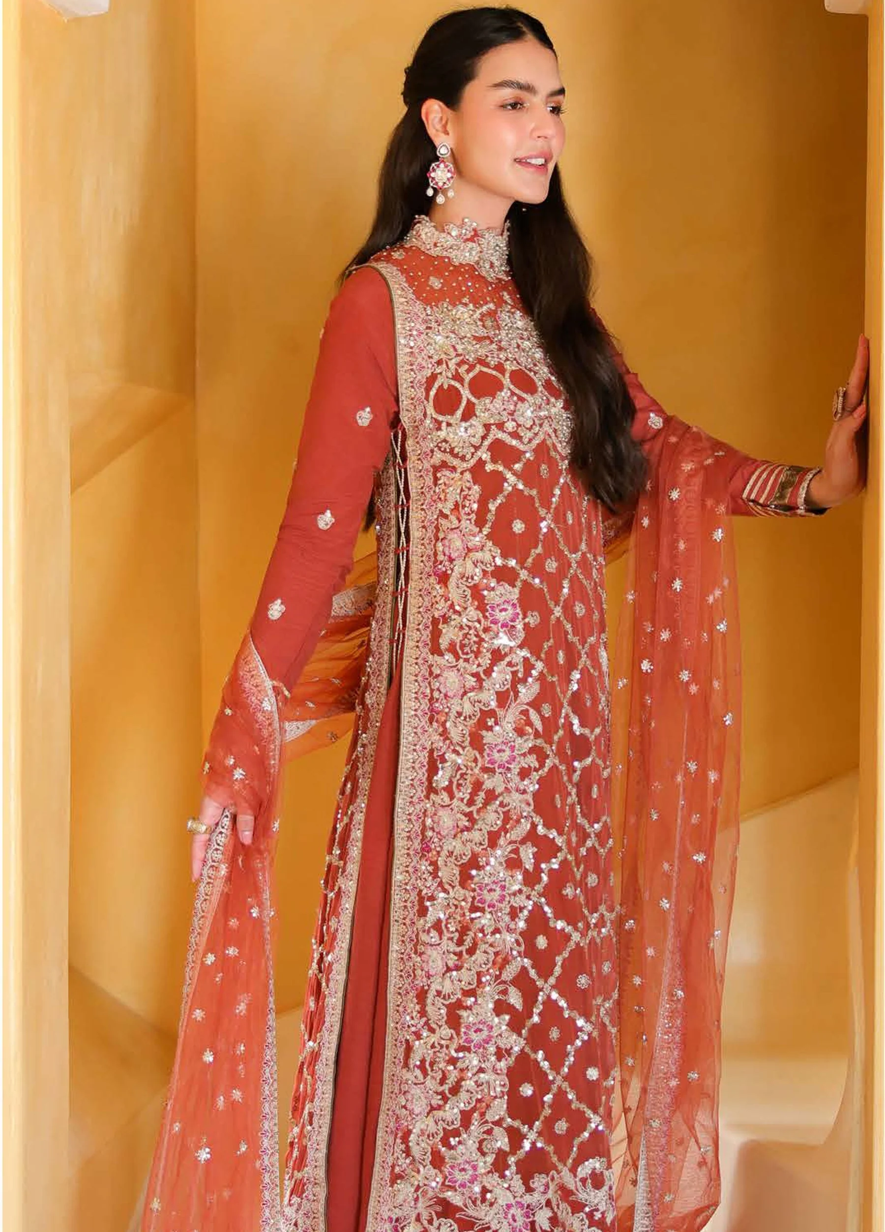 Bachelorette by Mushq Unstitched Embroidered - Rose Romance - Image 2