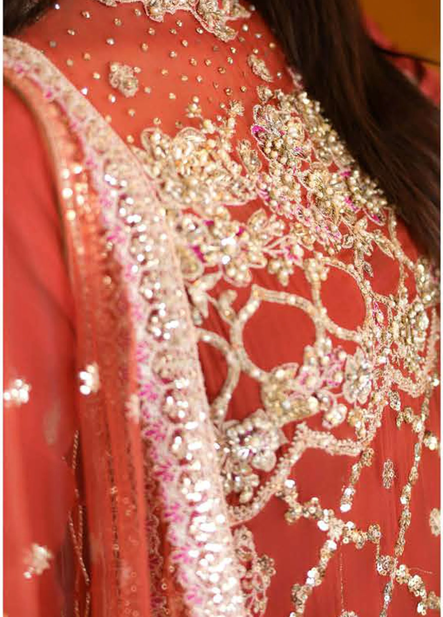 Bachelorette by Mushq Unstitched Embroidered - Rose Romance - Image 3