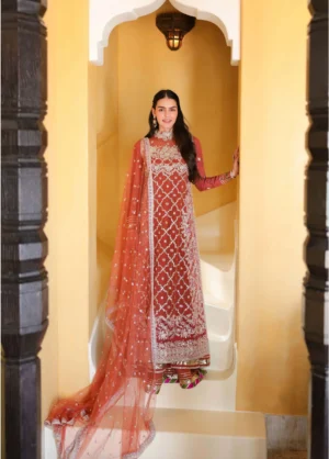 Bachelorette by Mushq Unstitched Embroidered - Rose Romance