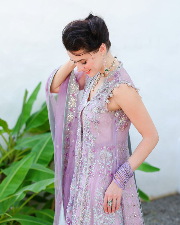 Bachelorette by Mushq Unstitched Embroidered Chiffon - Miss Mischief (HIT CODE) - Image 4