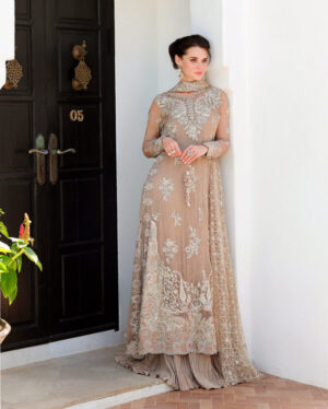 Alternative view of Bachelorette by Mushq Unstitched Embroidered Chiffon - Pretty Rebel