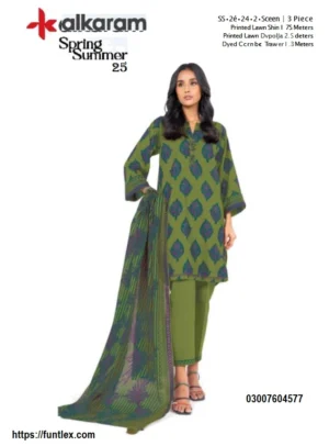 ALKARAM Lawn printed