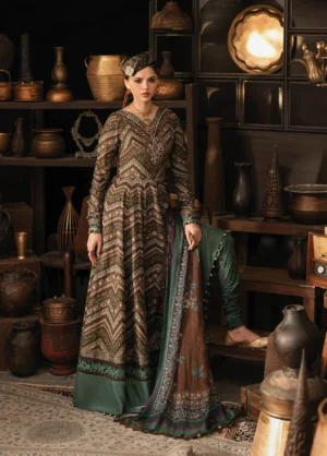 M Prints by Maria B Unstitched Printed Cambric 3 Piece Suit -7A