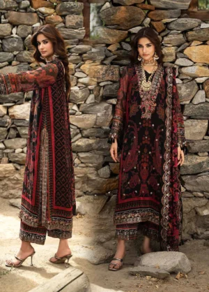 Vasal by Charizma Unstitched Embroidered Chiffon 4 Piece Suit -Festive Collection