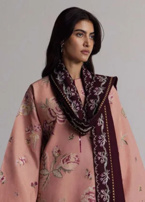 Coco by Zara Shahjahan Unstitched Khaddar RAKHSH 3A - Winter Collection
