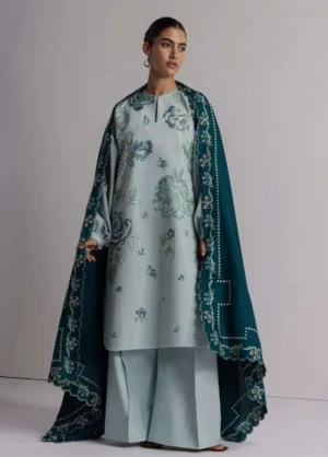 Coco by Zara Shahjahan Unstitched Khaddar  RAKHSH 3B - Winter Collection