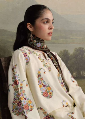 Alternative view of Coco by Zara Shahjahan Unstitched Khaddar  SHIREEN 6A - Winter Collection