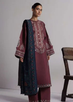 Coco by Zara Shahjahan Unstitched Khaddar  SARD 1A - Winter Collection