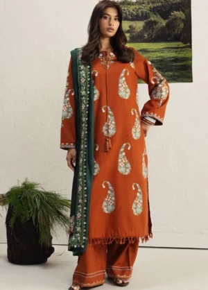 Coco by Zara Shahjahan Unstitched Khaddar SHIREEN 6B - Winter Collection