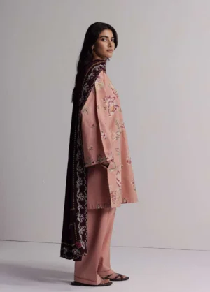 Alternative view of Coco by Zara Shahjahan Unstitched Khaddar RAKHSH 3A - Winter Collection