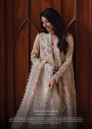 Dastangoi by Afrozeh Unstitched Embroidered Zari 3 Piece Suit RANG-E-DASTAAN -1217