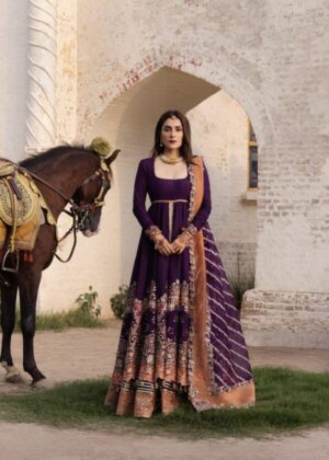 The Doll House by Hussain Rehar Unstitched Embroidered - Shabnam