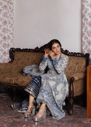 The Doll House by Hussain Rehar Unstitched Embroidered Mehtab D-852