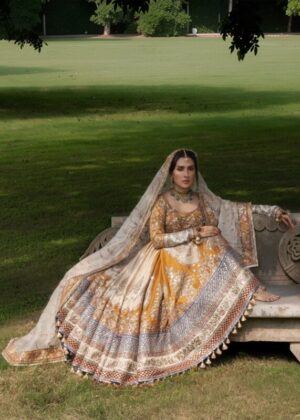 Alternative view of The Doll House by Hussain Rehar Unstitched Embroidered - Mehru (HIT CODE)
