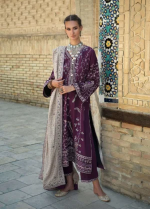 Bukhara by Mushq Unstitched Embroidered Corduroy  Caravan