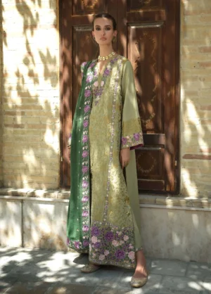 Bukhara by Mushq Unstitched Embroidered Crepe  Desert Minaret
