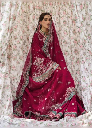 Alternative view of The Doll House by Hussain Rehar Unstitched Embroidered Sher Bano D-872