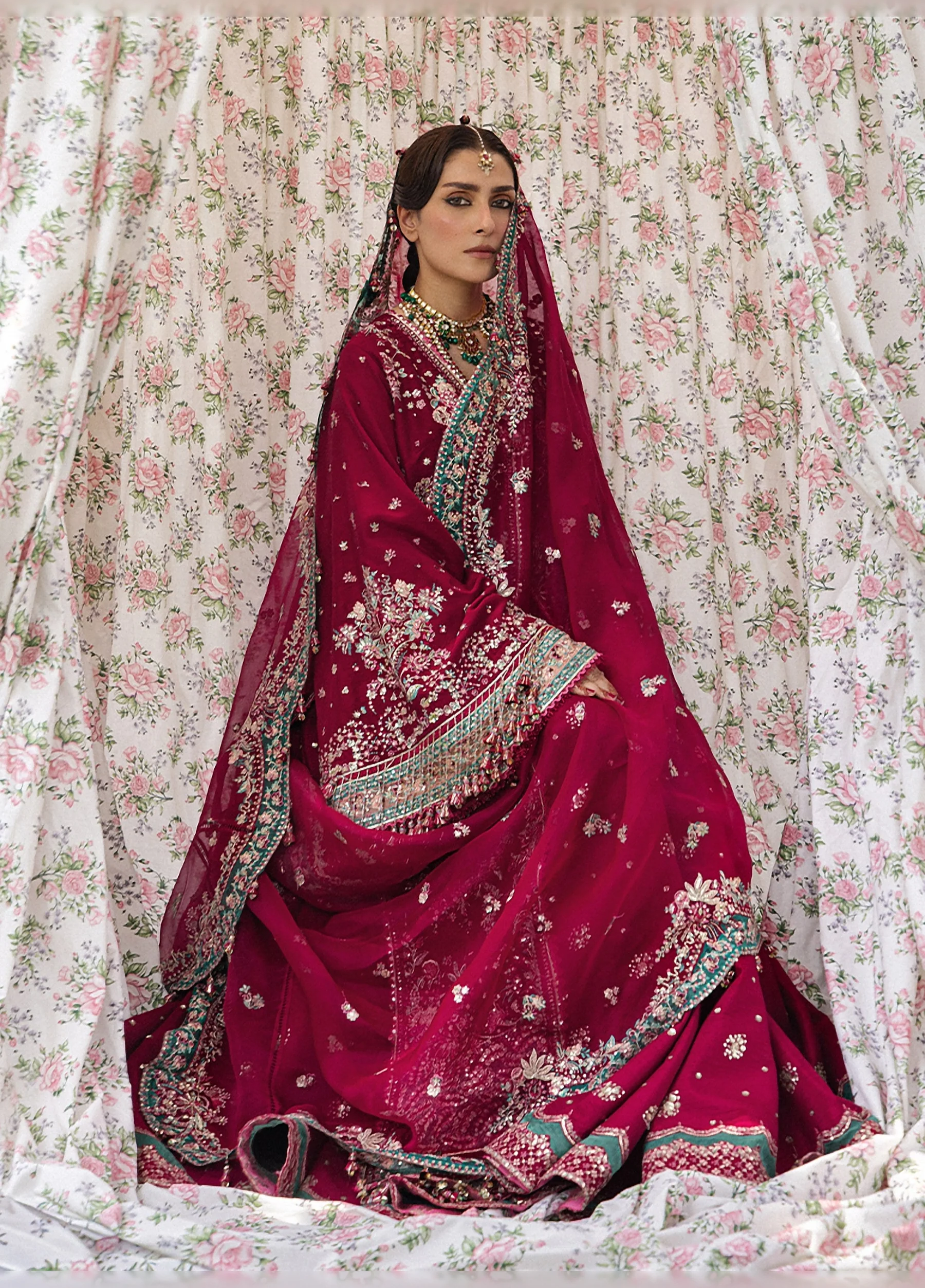 The Doll House by Hussain Rehar Unstitched Embroidered Sher Bano D-872 - Image 2