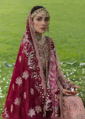 Alternative view of The Doll House by Hussain Rehar Unstitched Embroidered  Gulrukh D-855