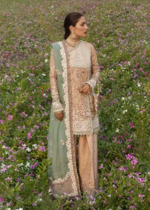 The Doll House by Hussain Rehar Unstitched Embroidered Gohar-Ara D-854