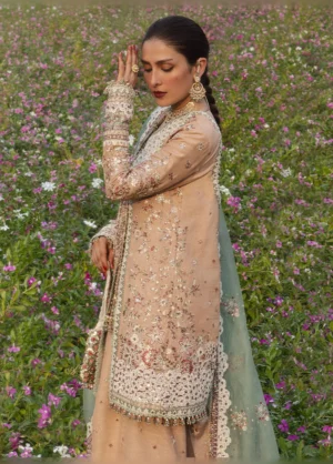 Alternative view of The Doll House by Hussain Rehar Unstitched Embroidered  Gohar-Ara D-854
